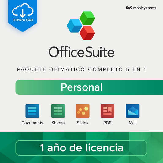 OfficeSuite Personal - Suscripción Anual