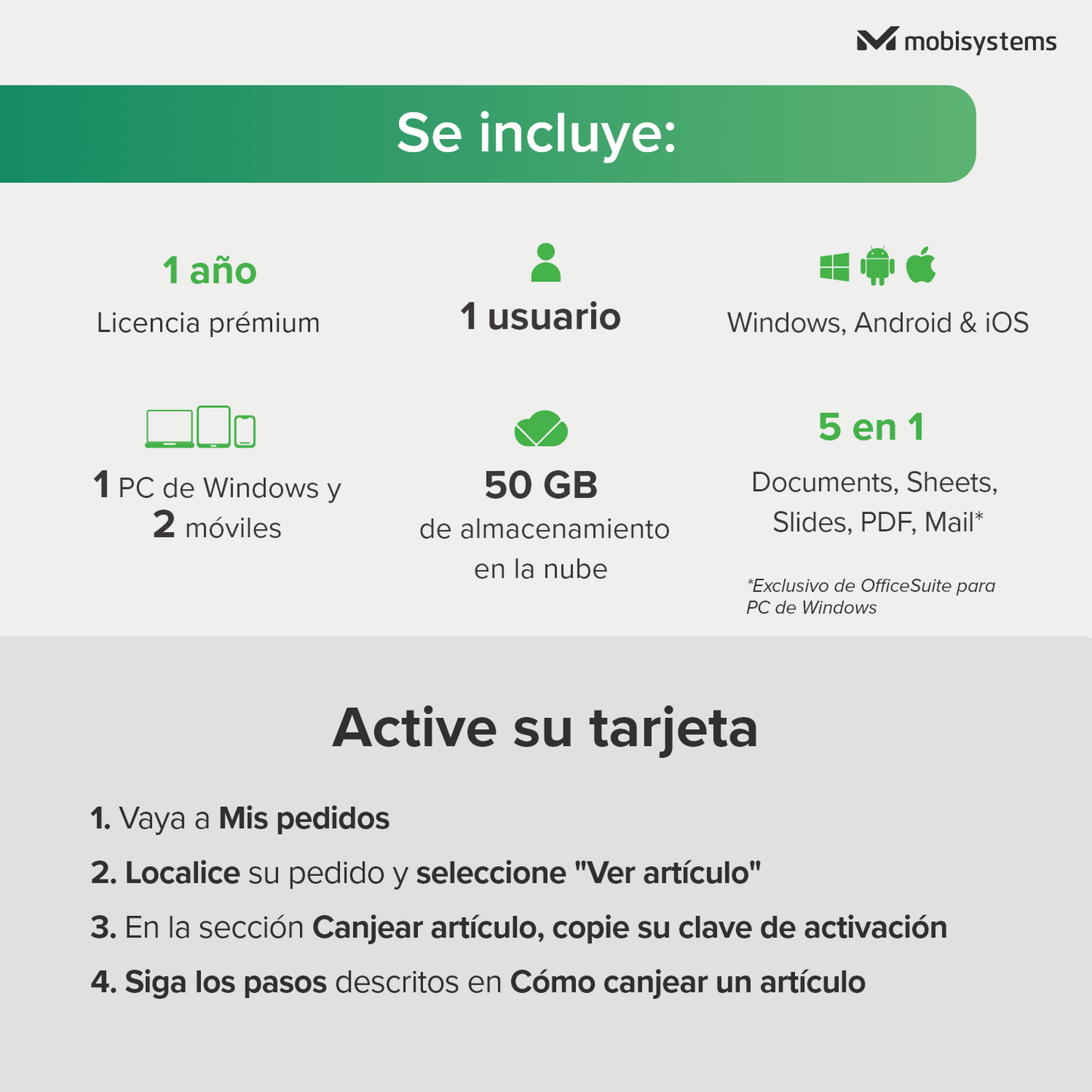 OfficeSuite Personal - Suscripción Anual